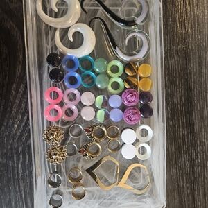 12mm 1/2 Inch Stretched Ear Jewelry Plugs, Tunnels, Hangers